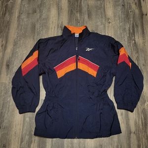 Reebok snatched waist navy wind breaker